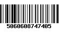 Código de Barras 5060608747405