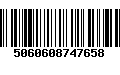 Código de Barras 5060608747658