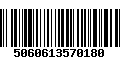 Código de Barras 5060613570180