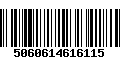 Código de Barras 5060614616115