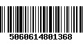 Código de Barras 5060614801368