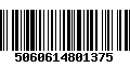 Código de Barras 5060614801375