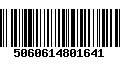 Código de Barras 5060614801641