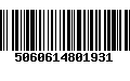 Código de Barras 5060614801931