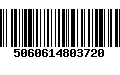 Código de Barras 5060614803720