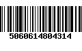 Código de Barras 5060614804314