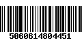 Código de Barras 5060614804451