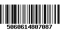 Código de Barras 5060614807087