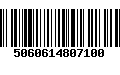 Código de Barras 5060614807100