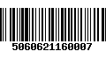 Código de Barras 5060621160007