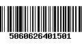 Código de Barras 5060626401501