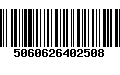 Código de Barras 5060626402508