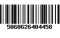 Código de Barras 5060626404458