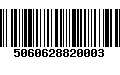 Código de Barras 5060628820003