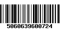 Código de Barras 5060639600724