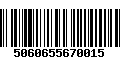 Código de Barras 5060655670015