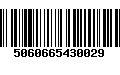 Código de Barras 5060665430029