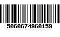 Código de Barras 5060674960159