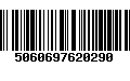 Código de Barras 5060697620290