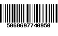 Código de Barras 5060697740950