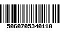 Código de Barras 5060705340110