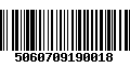 Código de Barras 5060709190018