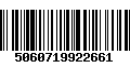 Código de Barras 5060719922661