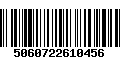 Código de Barras 5060722610456