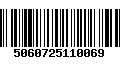 Código de Barras 5060725110069