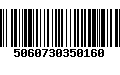 Código de Barras 5060730350160