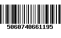 Código de Barras 5060740661195