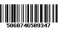 Código de Barras 5060746509347