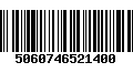 Código de Barras 5060746521400