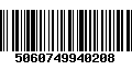 Código de Barras 5060749940208