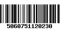 Código de Barras 5060751120230