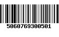 Código de Barras 5060769300501