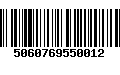 Código de Barras 5060769550012