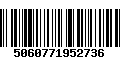 Código de Barras 5060771952736