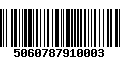 Código de Barras 5060787910003