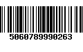 Código de Barras 5060789990263