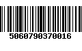 Código de Barras 5060790370016