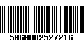 Código de Barras 5060802527216