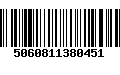 Código de Barras 5060811380451