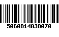 Código de Barras 5060814030070