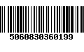 Código de Barras 5060830360199