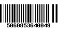 Código de Barras 5060853640049