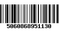 Código de Barras 5060868951130