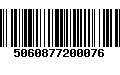 Código de Barras 5060877200076