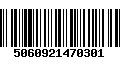 Código de Barras 5060921470301