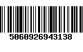 Código de Barras 5060926943138